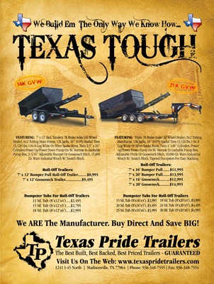Texas Pride Trailers Print Ad Design