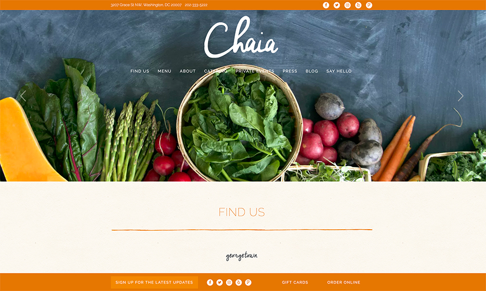 Restaurant Website Design Company Sample