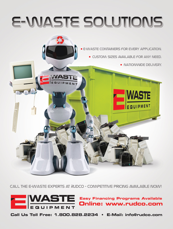 Rudco E-Waste Magazine Print Design Ad